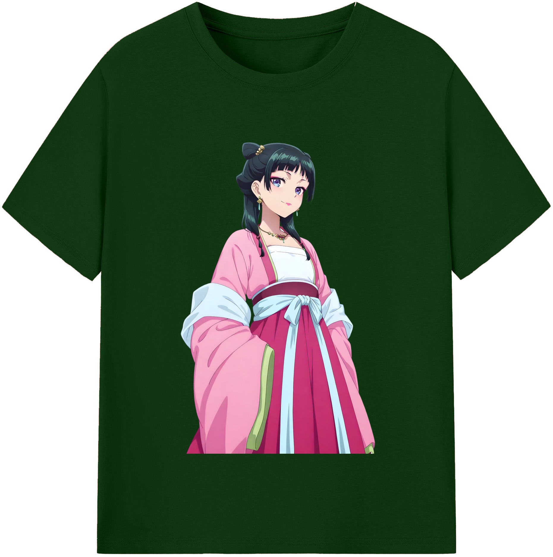（画像用） 薬屋のひとりごと The Apothecary Diaries 綿100％半袖Tシャツ（フロントプリント）